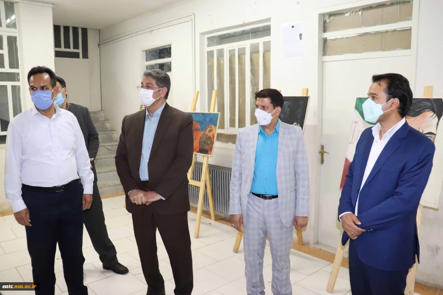بازدید دکتر زمانی معاون اداری، مالی و مدیریت منابع دانشگاه فنی و حرفه ای و هیات همراه از آموزشکده فنی امام علی (ع) یزد 3