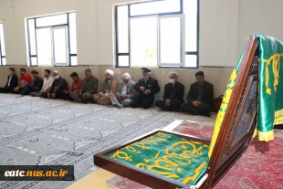همزمان با آغاز دهه کرامت حضور خادمان حرم امام رضا (ع) در آموزشکده فنی امام علی (ع) یزد 6