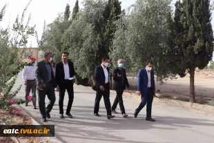 بازدید  مدیر کل طرح های عمرانی دانشگاه فنی و حرفه ای کشور از آموزشکده فنی امام علی (ع) یزد 2