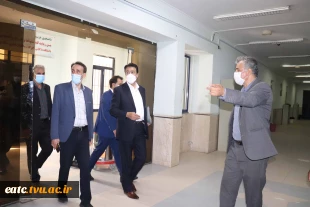 بازدید  مدیر کل طرح های عمرانی دانشگاه فنی و حرفه ای کشور از آموزشکده فنی امام علی (ع) یزد 6