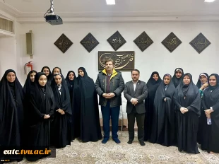 بازدید دکتر خسرویان از دانشگاه فنی و حرفه‌ای استان قم 5