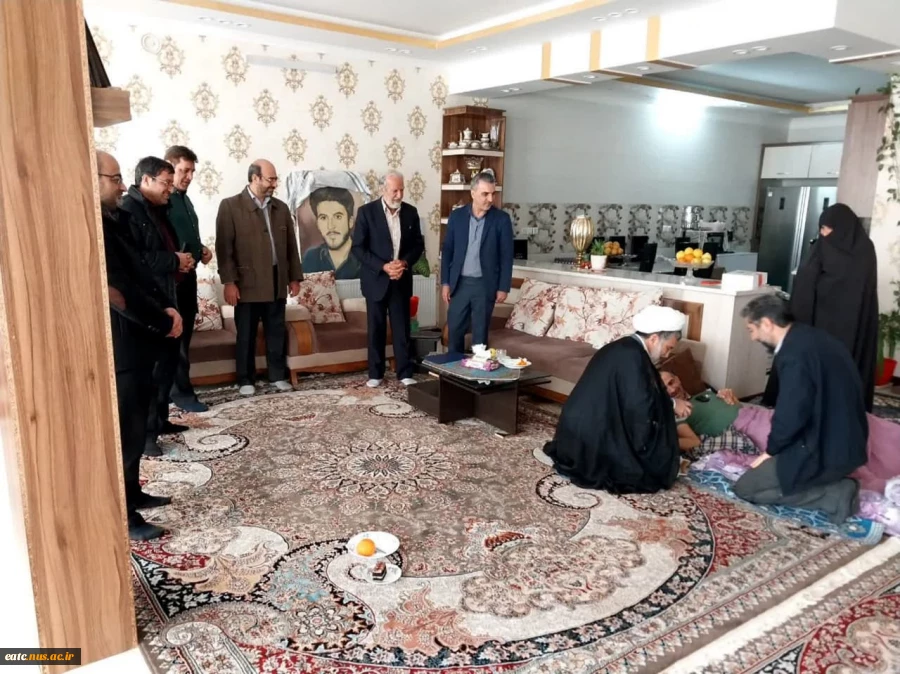 دیدار مسئولین آموزشکده فنی امام علی(ع) یزد با خانواده محترم شهید علی اکبر سیلانیان 2