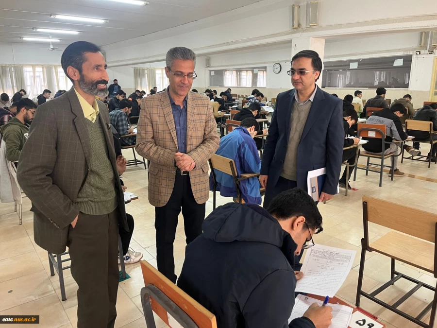 حضور معاونت پژوهشی و مسئول دفتر نظارت و ارزیابی دانشگاه ملی مهارت استان یزد در برگزاری امتحانات پایان ترم آموزشکده امام علی (ع) یزد 2