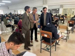 حضور معاونت پژوهشی و مسئول دفتر نظارت و ارزیابی دانشگاه ملی مهارت استان یزد در برگزاری امتحانات پایان ترم آموزشکده امام علی (ع) یزد 3
